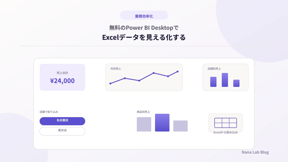 Power BIは無料で使える？Excelデータを見える化する第一歩